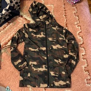 Camo rain jacket ✨SOLD✨